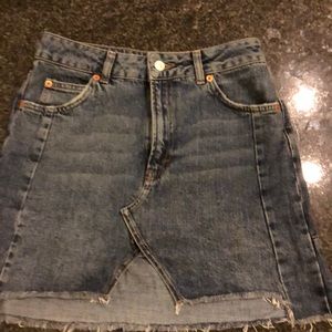 Nordstrom too ship denim skirt size 6